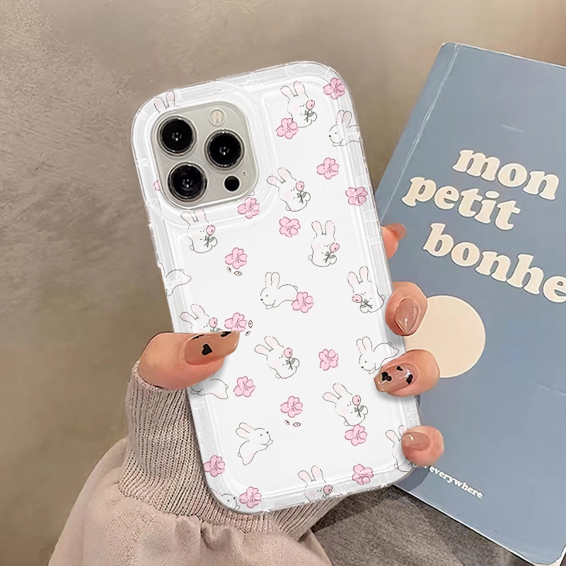 Ốp Điện Thoại Silicon TPU Mềm Trong Suốt In Họa Tiết Dễ Thương Cho IPhone 14 12 13 Pro Max 11 XS XR X 8 + 7 Plus