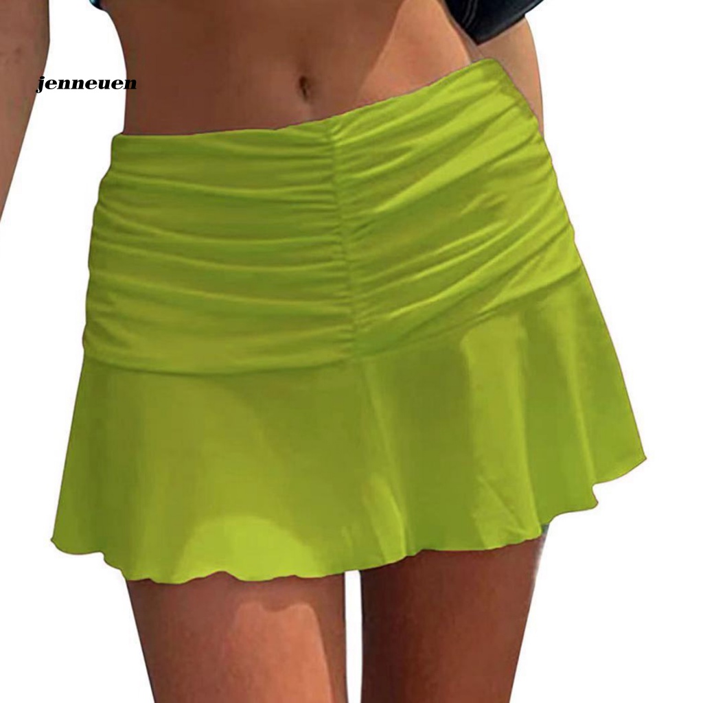 Chân Váy Ngắn Tới Đầu Gối Co Giãn Gợi Cảm Dễ Phối Đồ Đi Biển