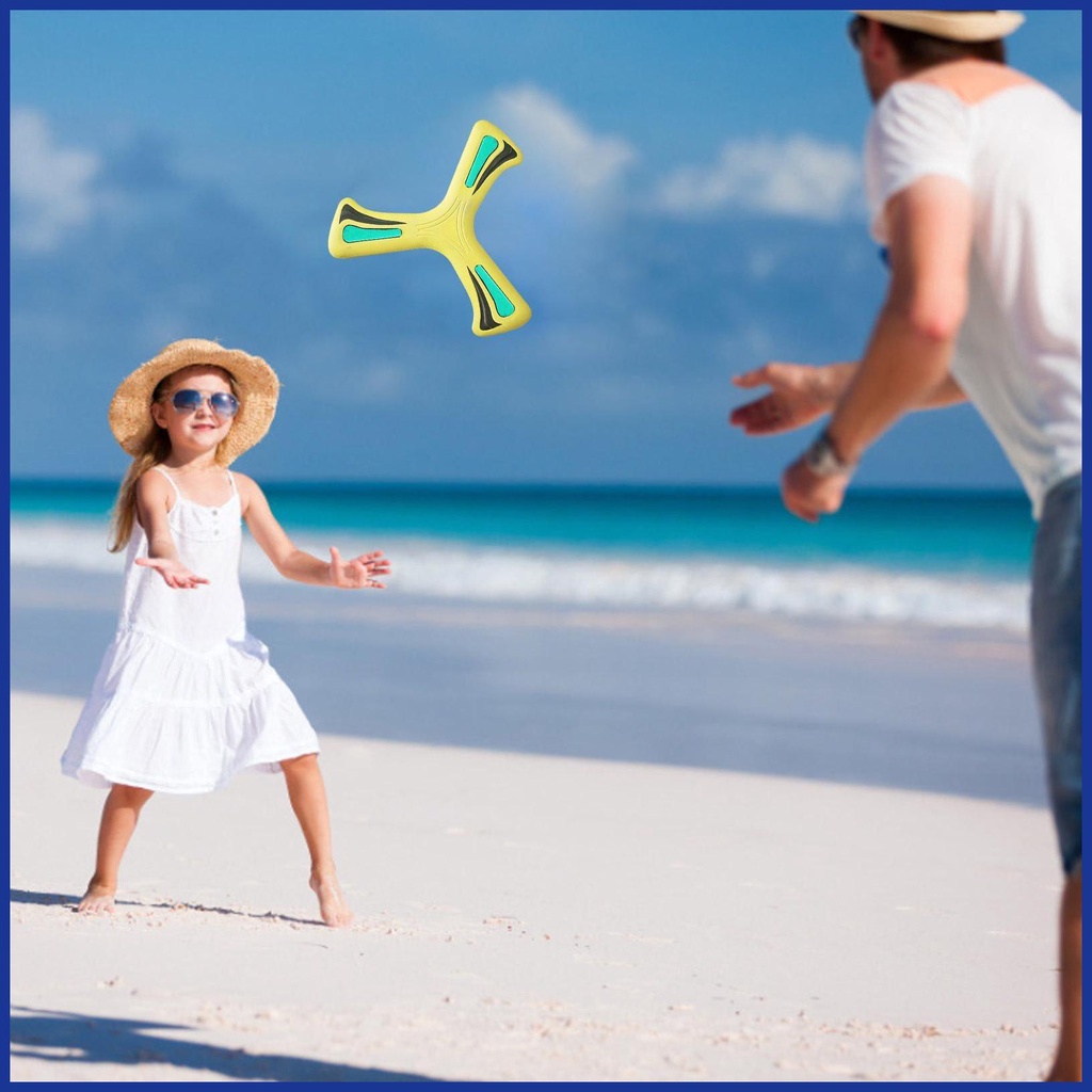 Boomerangs Bằng Xốp EVA Mềm 3 Cánh Chống Rơi Dễ Mang Theo Cho Trẻ Em
