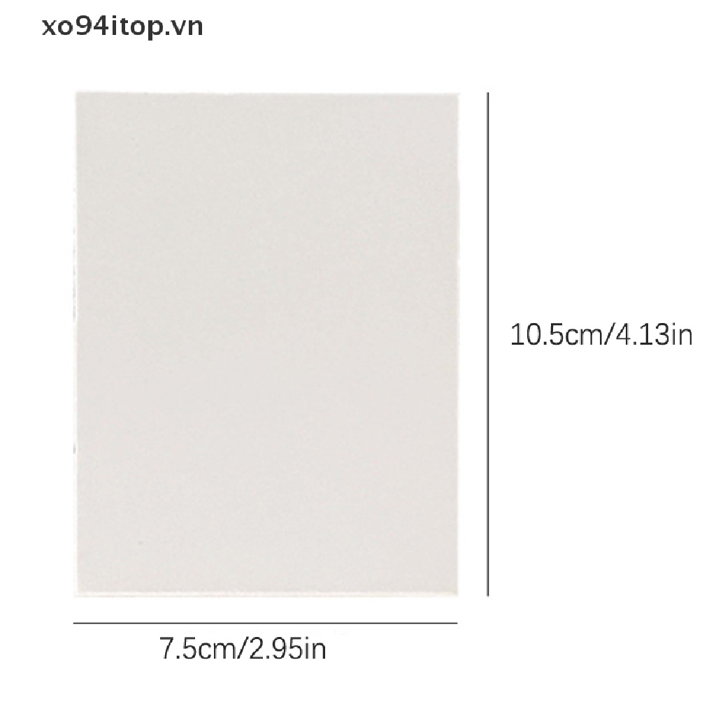 Set 10 Tấm Giấy Kraft Hai Mặt Dày Dặn Màu Trắng Dùng Để Làm Thẻ Giấy Kraft DIY