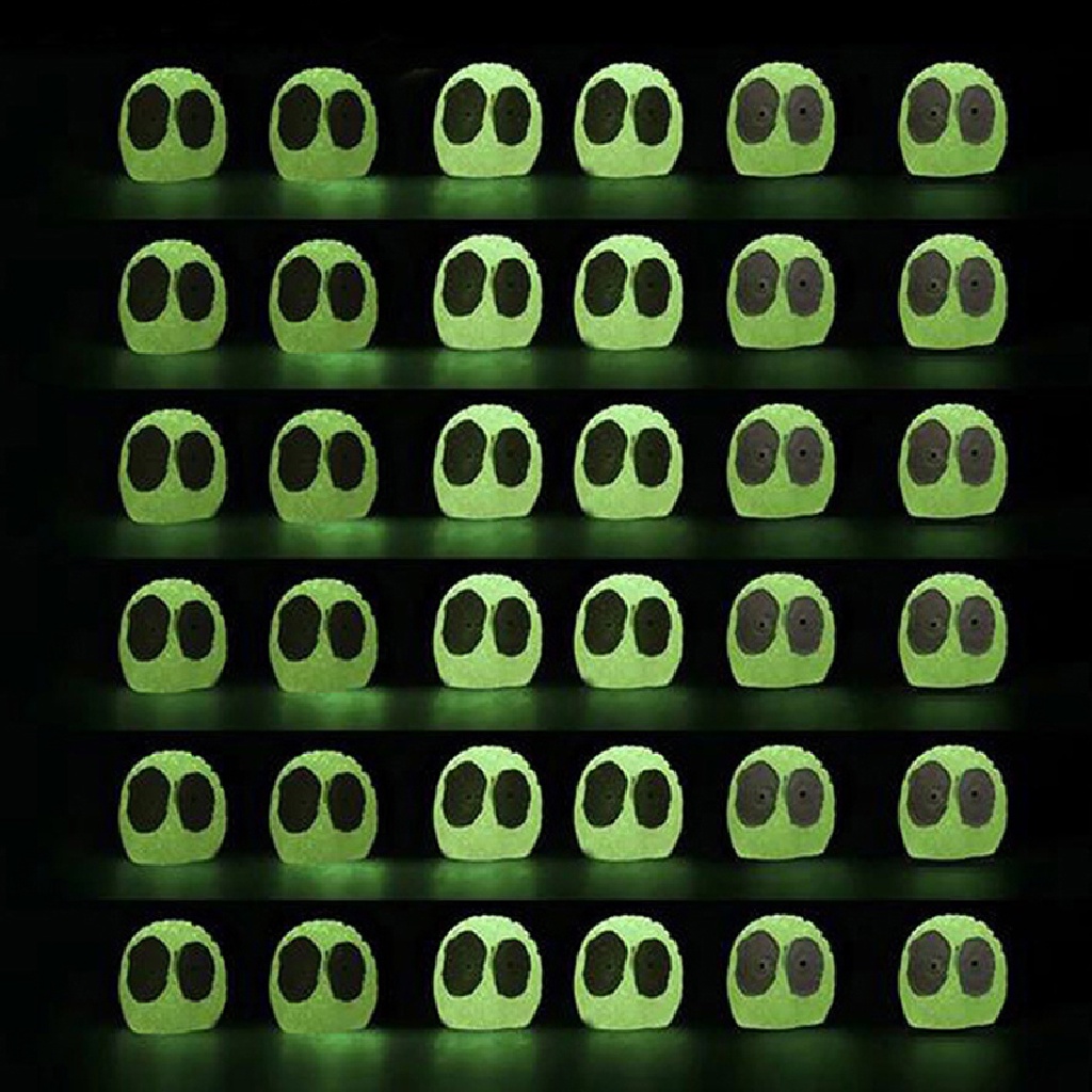 Xoitop Set 5 Mô Hình Người Ngoài Hành Tinh Mini Phát Sáng Trong Bóng Tối Trang Trí Tiểu Cảnh