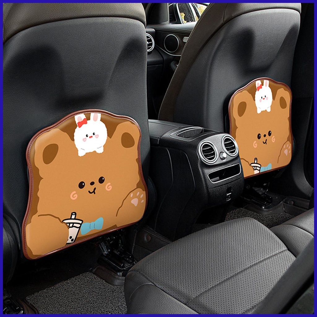 Seat Back Protector Cute Car Seat Protector for Back of Driver Seat Waterproof Protection Car Kick Mats for robpvn