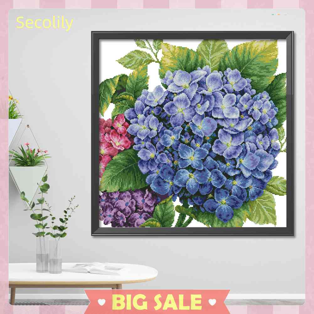 Bộ Tranh Thêu Chữ Thập 2 Sợi Cotton 14CT Mới