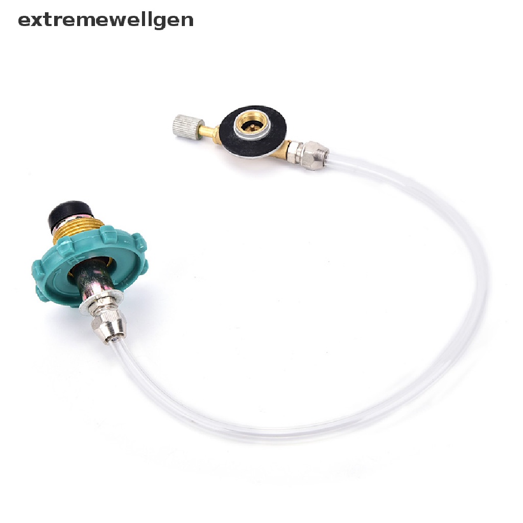 [extremewellgen] Đầu Nối Chuyển Đổi Bình Gas Propane Phẳng Dùng Khi Đi Cắm Trại Ngoài Trời LLF