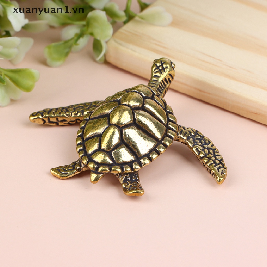Mô Hình Rùa Biển Bằng Đồng Thau Dùng Trang Trí Nhà Cửa