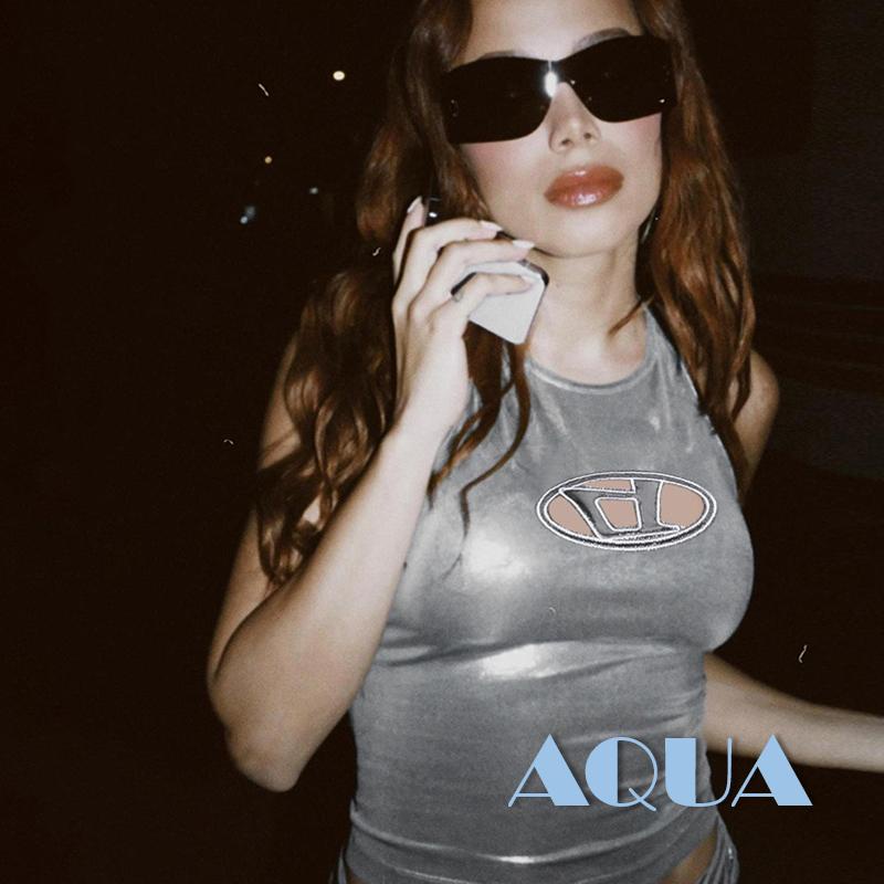 Áo Croptop Không Tay Màu Sắc Thời Trang Dành Cho Nữ