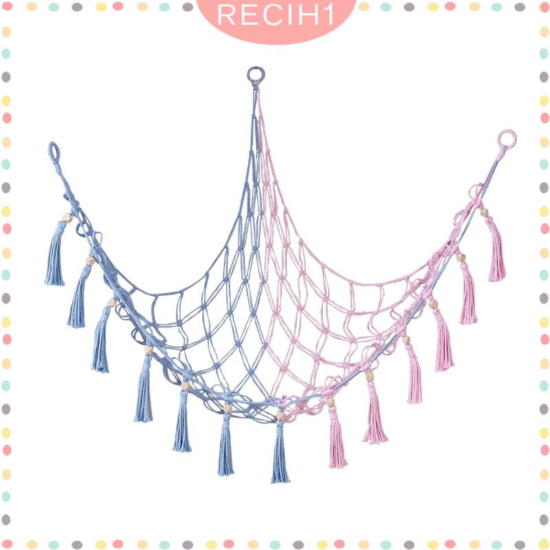 Võng Treo Tam Giác Nhồi Bông Phong Cách Boho Macrame Độc Đáo Trang Trí Nhà Cửa