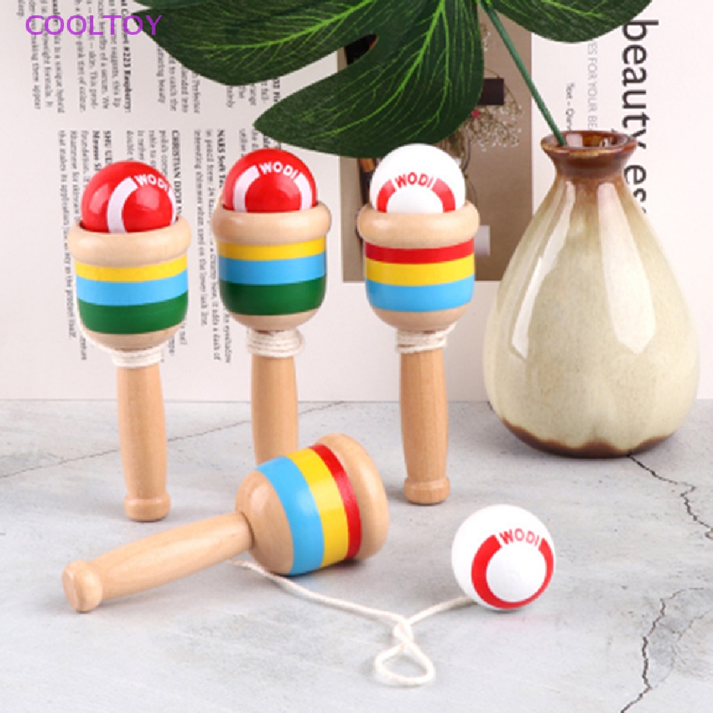 Cooltoy Đồ Chơi Bắt Bóng Kendama Cổ Điển Quà Tặng Cho Trẻ Em