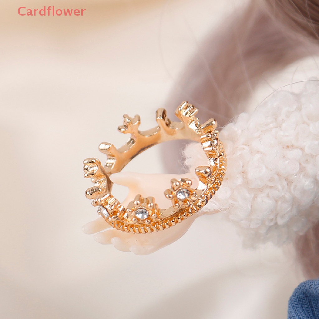 Vương Miện Kim Loại Mini Cho Nhà Búp Bê 1: 12 Mới