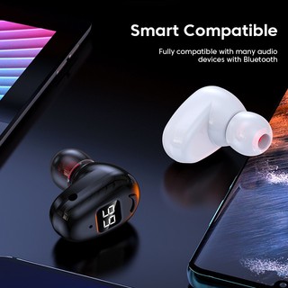 Tai nghe nhét tai bluetooth 5.2 không dây mini âm thanh stereo sống động chất lượng cao