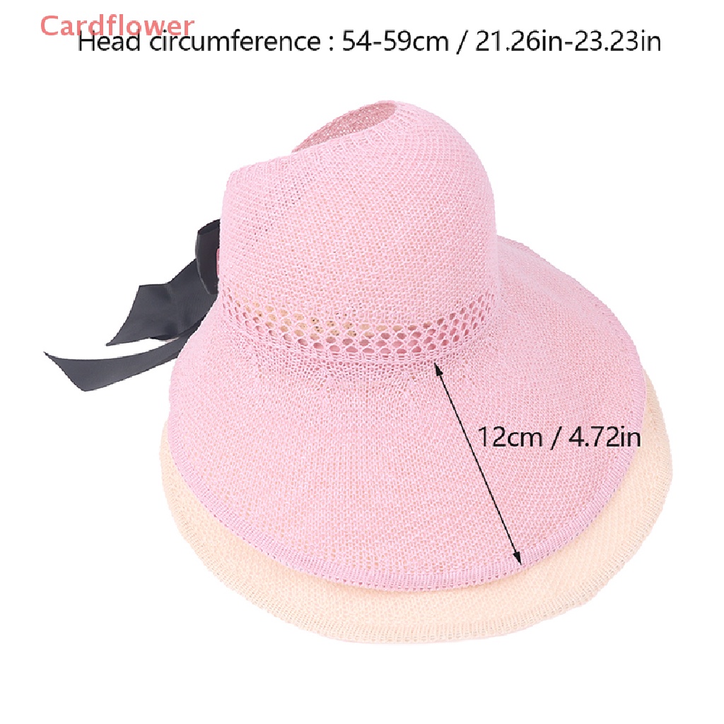 Mũ Rơm Rộng Vành Thắt Nơ Thời Trang Mới Cho Nữ