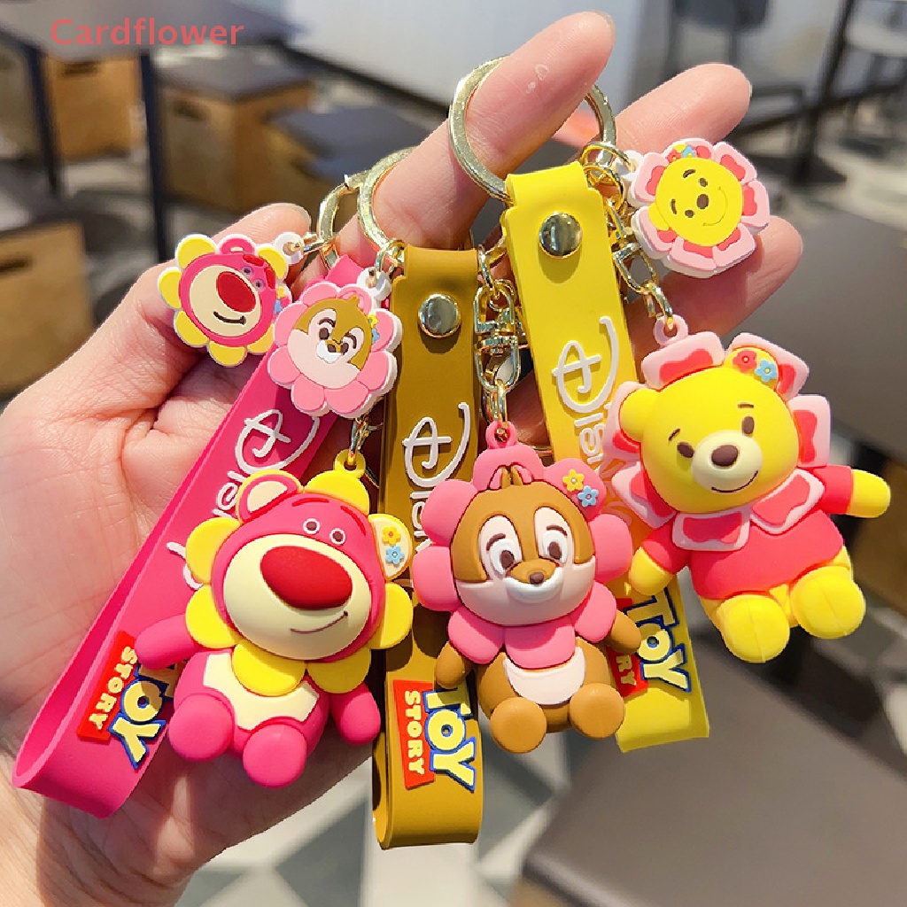Móc Khóa Hình Gấu Bông Hướng Dương Sáng Tạo Mới