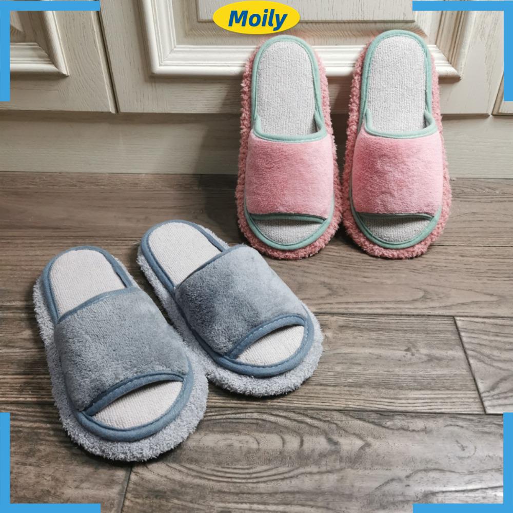 Dép Lau Nhà Bằng Vải Sợi Có Thể Tháo Rời Tiện Dụng