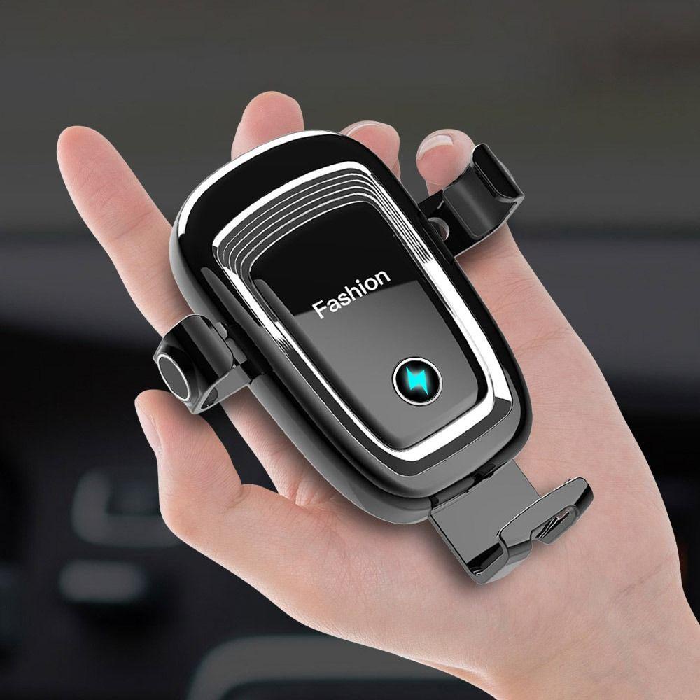 .Đế Sạc Điện Thoại Cảm Ứng Trọng Lực Kẹp Bảng Điều Khiển Xe Hơi Tự Động