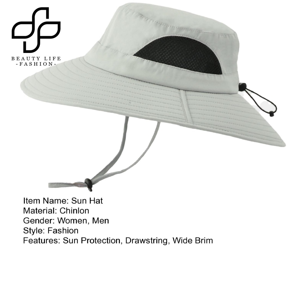 Mũ Lưỡi Trai Mùa Hè Phối Lưới Thoáng Khí Chống Tia UV Có Thể Điều Chỉnh Cho Nam Và Nữ