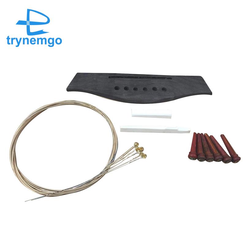 1 Bộ Dây Đàn Guitar Bằng Gỗ Hồng Cao Cấp