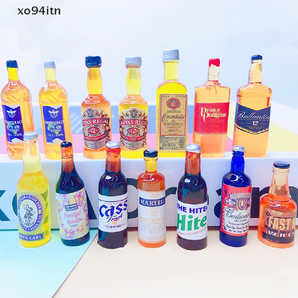 Set 5 Chai Nước Mini Đồ Chơi Cho Nhà Búp Bê