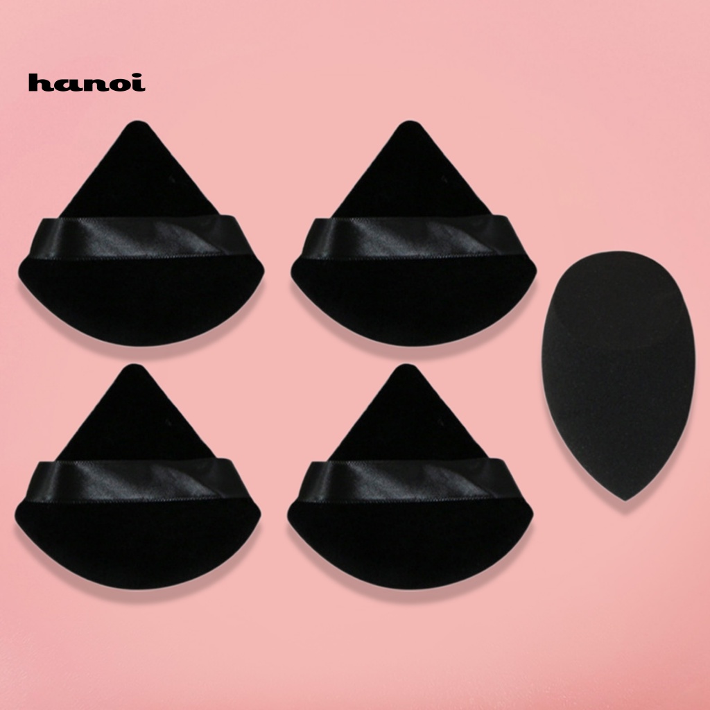 1 Bộ Mút Trang Điểm Đa Năng Hình Tam Giác Tiện Dụng
