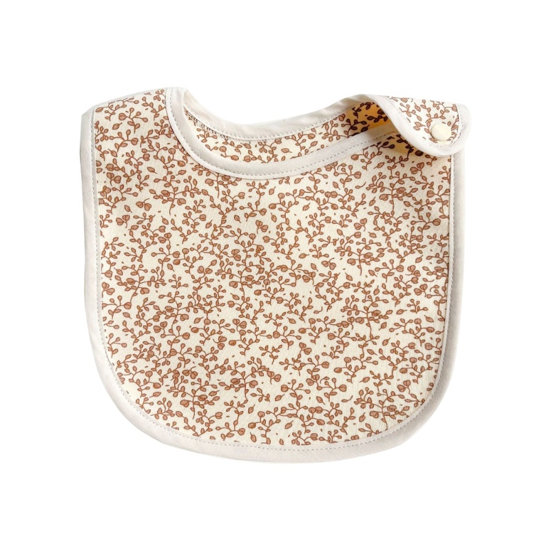 Yếm Ăn Bằng Vải Cotton In Hoạt Hình Dành Cho Bé Trai Gái