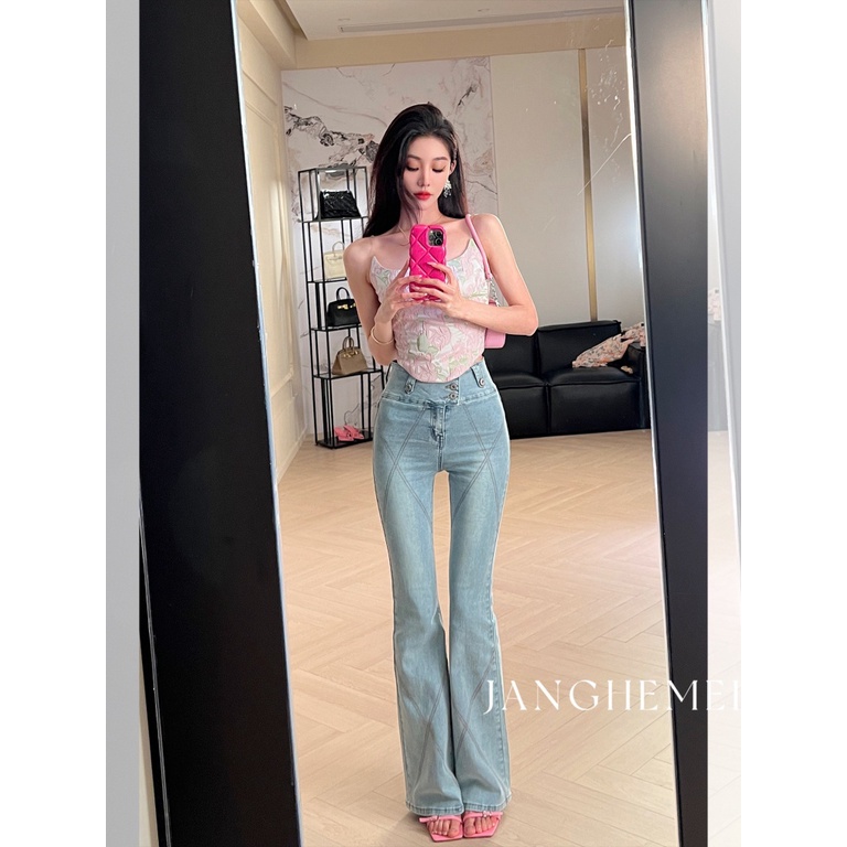 Áo Hai Dây Dáng Ôm In Họa Tiết Màu Hồng Thời Trang Mùa Hè Hàn Quốc 2023 Cho Bạn Gái