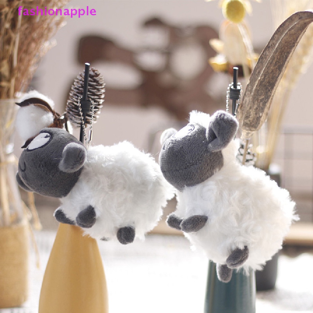 1 Chú Cừu Nhồi Bông Mềm Mại Trang Trí Ba Lô