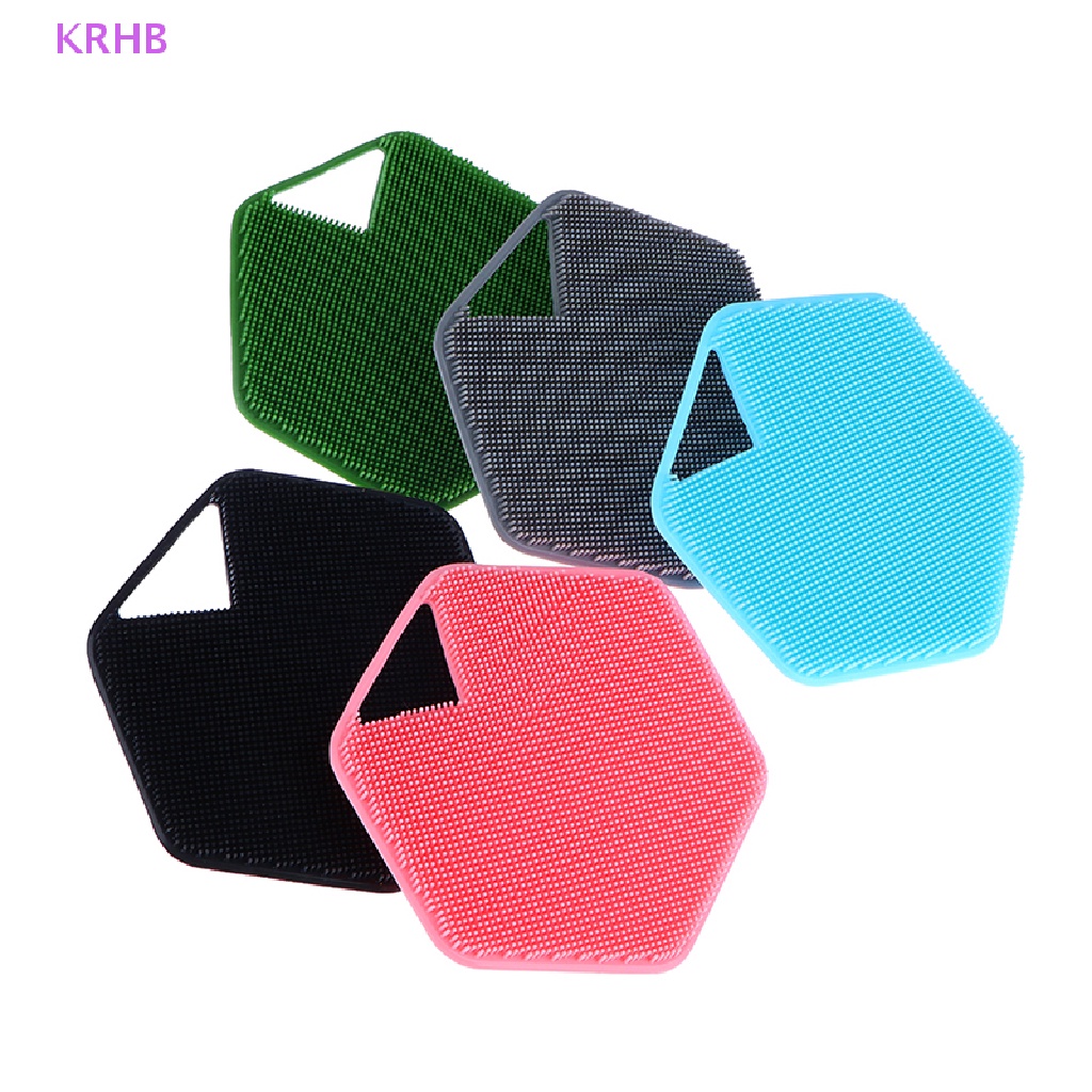 Bàn Chải Tắm Silicone Tẩy Tế Bào Chết Mát Xa Cơ Thể Mới