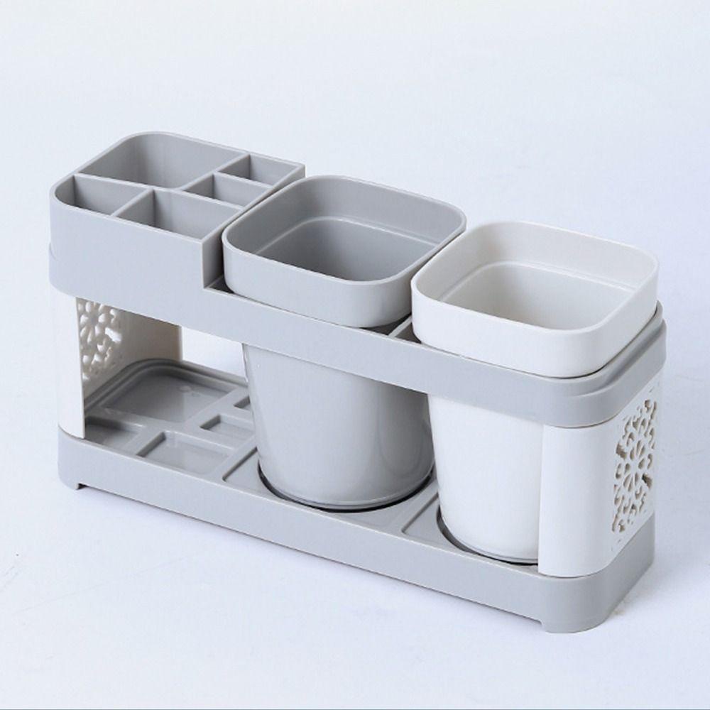 Giá Đỡ Bàn Chải Đánh Răng / Cốc Súc Miệng Tiện Dụng Cho Gia