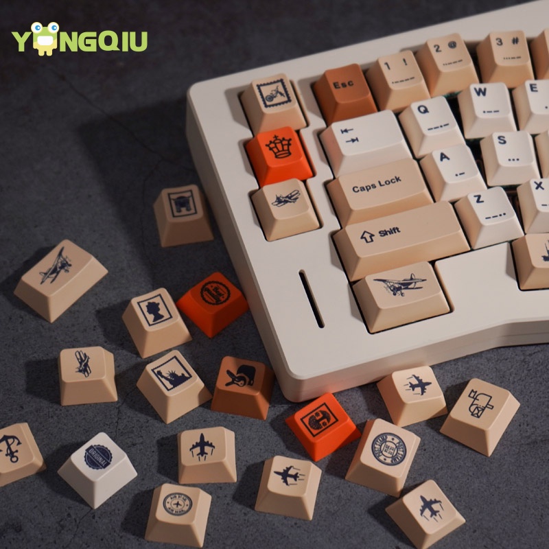 Bộ 143 Nút Bàn Phím GMK PBT Cherry Profile Cho Công Tắc Cherry MX