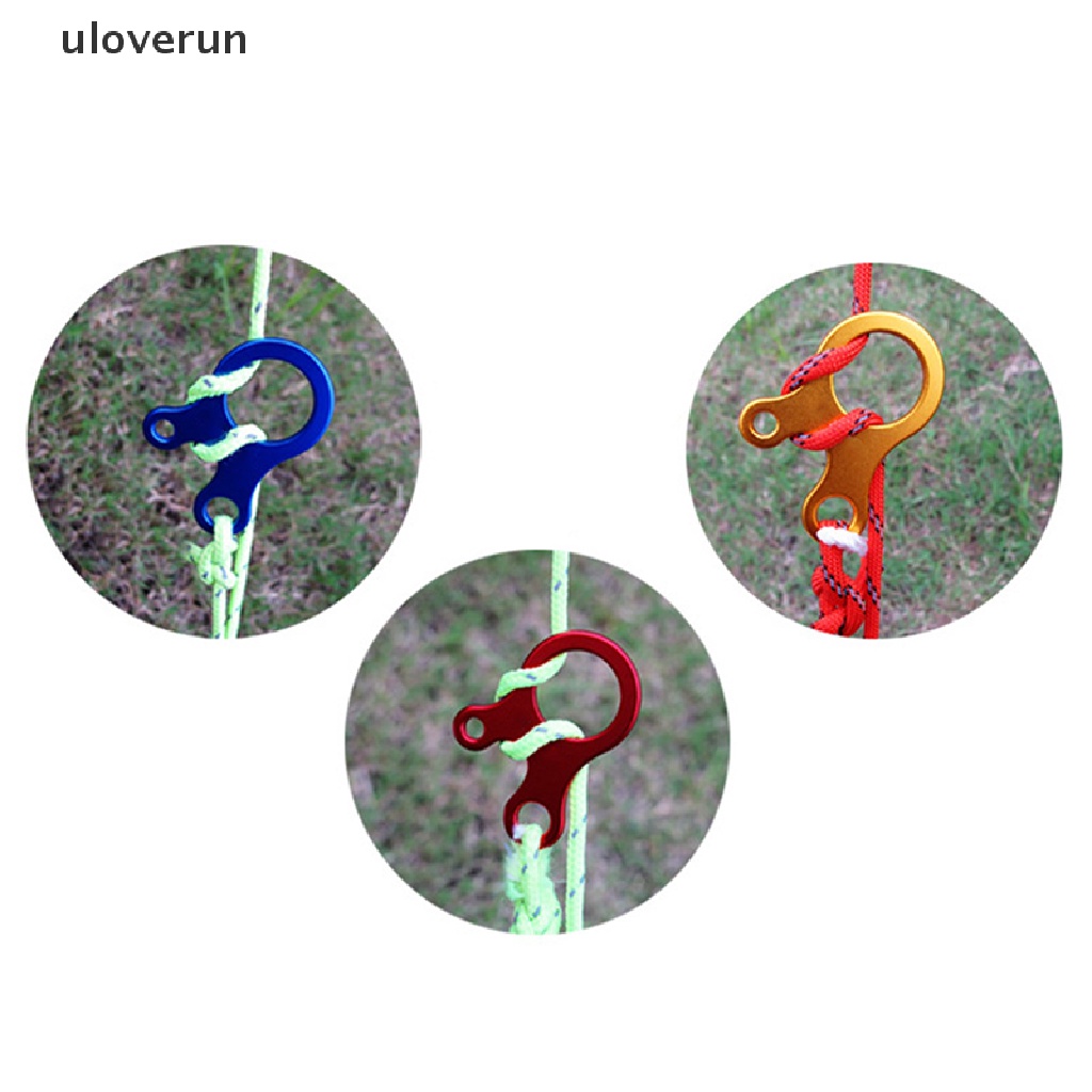 Set 10 Móc Khóa Dây Lều Cắm Trại Tiện Dụng