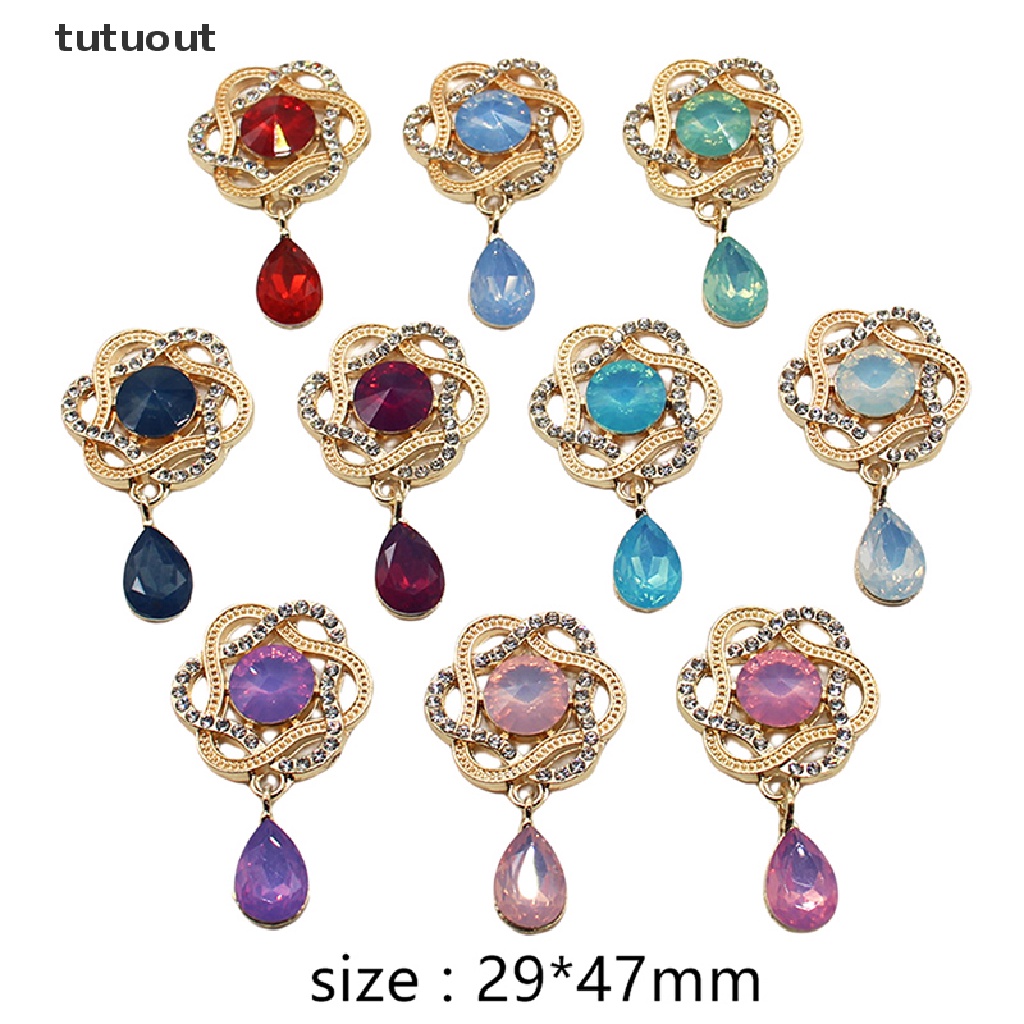 1 Trâm Cài Áo Hình Bông Hoa Bằng Acrylic Mạ Vàng DIY Dành Cho Nữ