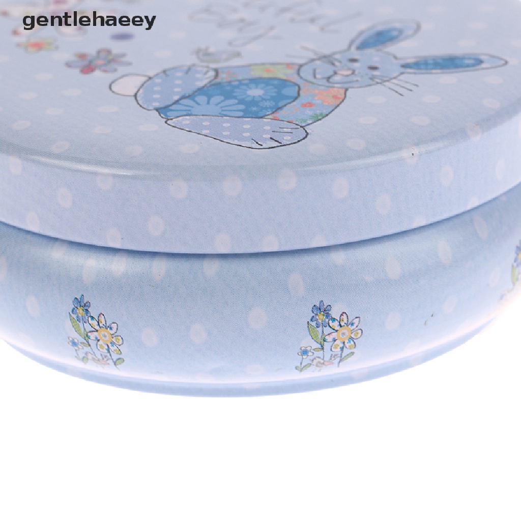 1 Hộp Thiếc Đựng Bánh Macaron / Trang Sức / Kẹo / Đồ Tráng Miệng Hình Tròn Nhỏ Xinh