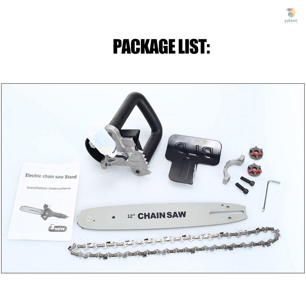 Bộ Dụng Cụ Cưa Xích 12 Inch Kèm Thanh Nối 10mm Và Thanh Nối 11.5mm Chuyên Dụng Làm Mộc