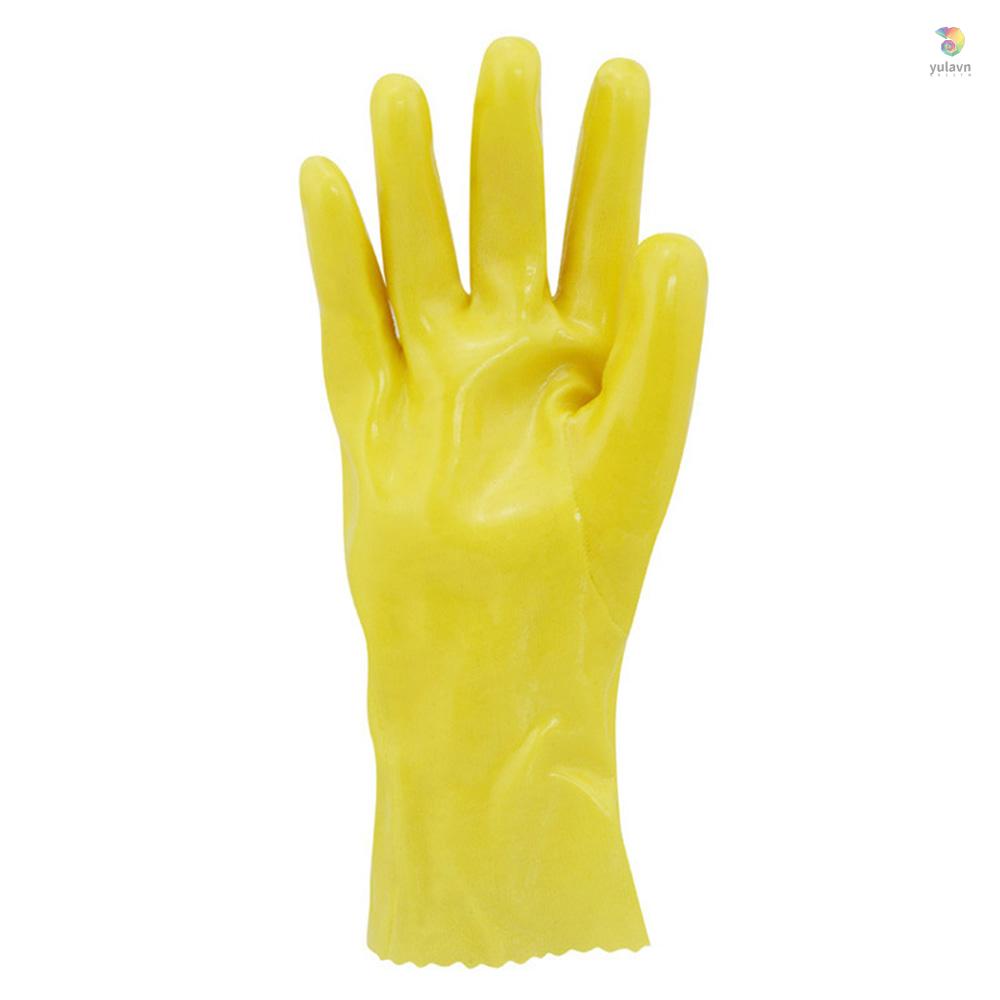 Găng Tay Bảo Hộ Lao Động / Làm Việc Bằng PVC Chống Nước An Toàn Cho Nam Nữ