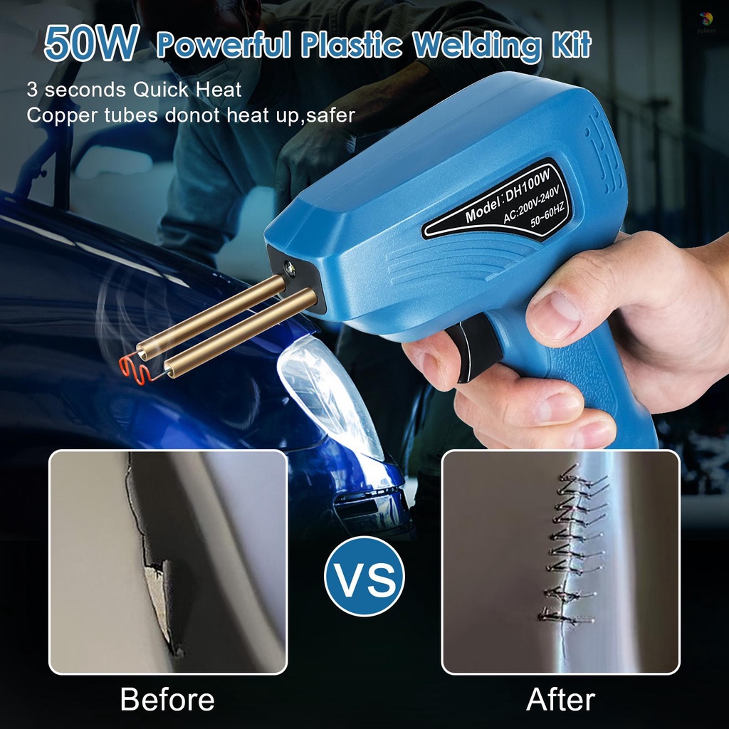 Bộ Máy Hàn Cầm Tay Bằng Nhựa Có Đèn LED Chuyên Dụng Sửa Chữa Vết Nứt