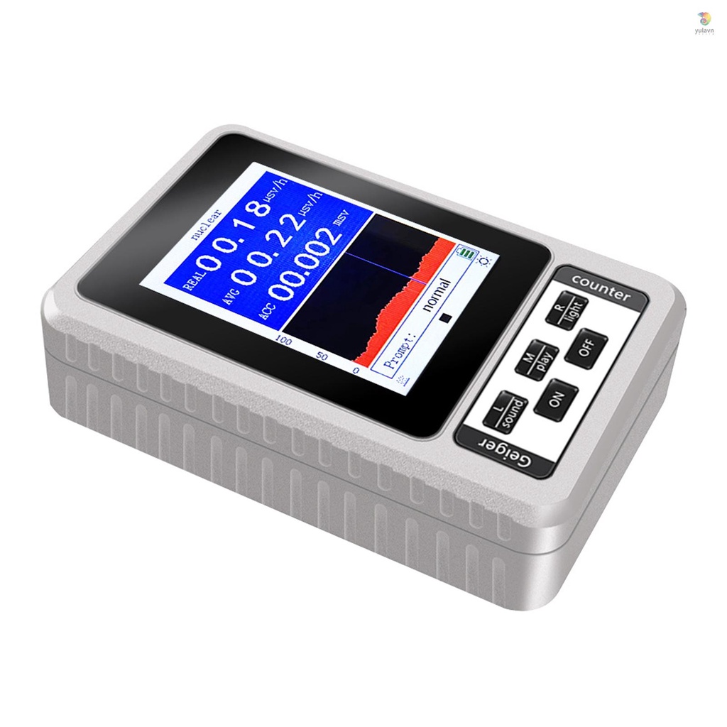Máy Đếm Bức Xạ Kỹ Thuật Số Geiger LCD 2.8-inch Đa Chức Năng