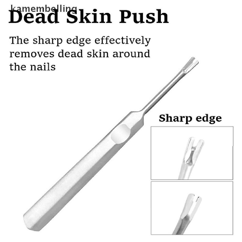 Kamembelling Dụng Cụ Làm Sạch Da Chân Bằng Thép Không Gỉ