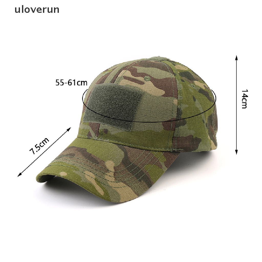 Uloverun Mũ Lưỡi Trai Họa Tiết Rằn Ri Cá Tính Cho Nam