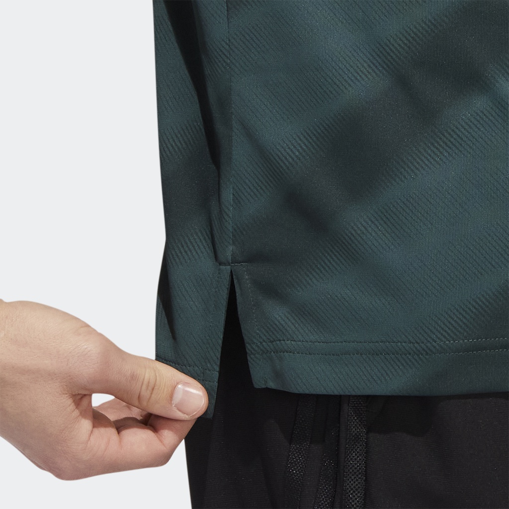 Adidas Đánh gôn Áo Polo Họa Tiết Statement Nam màu xanh lá HF9040