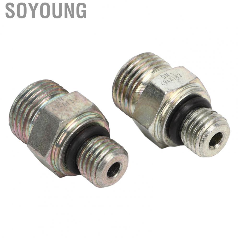 Soyoung Turbo Oil Feed Connectors Joints Leakage Proof High Strength Temperature Resistance 4940183 for Car