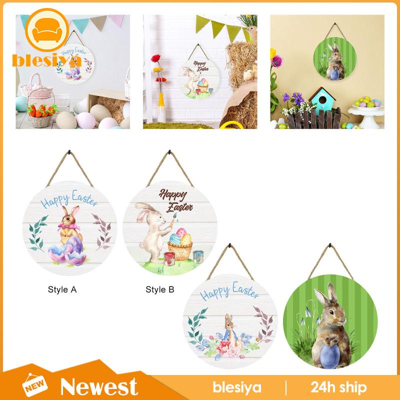 [Blesiya] Móc Treo Cửa Họa Tiết Thỏ Phục Sinh Trang Trí Nhà Cửa