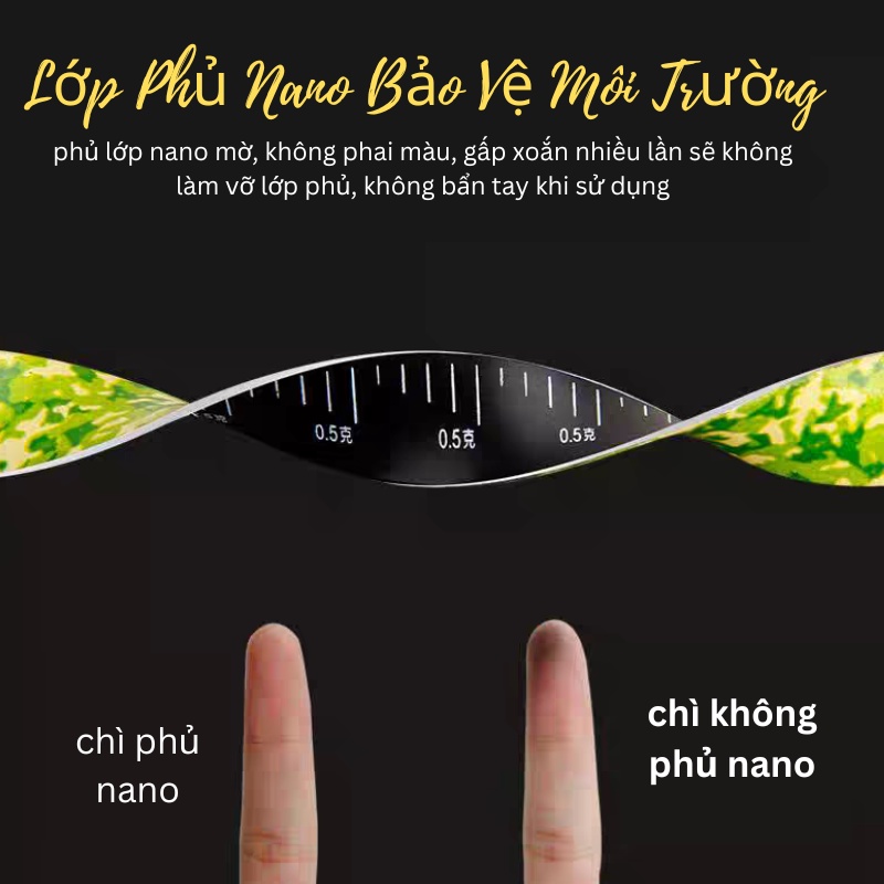 Chì Lá Câu Đài Tàng Hình Chia Vạch phủ nano không độc hại - Đồ Câu DHS