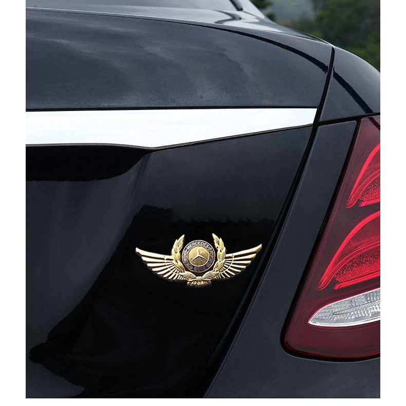 Miếng dán logo hình cánh 3D bằng kim loại trang trí thân xe ô tô MG ZS MG5 MG6 Mg7 TFo3