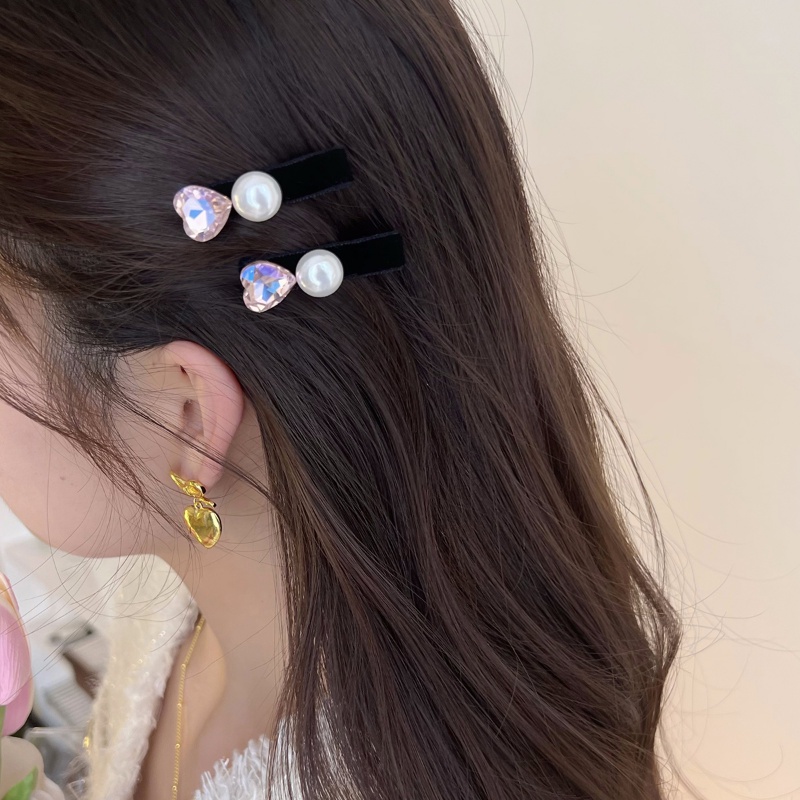 Kẹp TóC 2 KiểU ĐíNh HạT NgọC Trai Giả ThờI Trang Cho Nữ