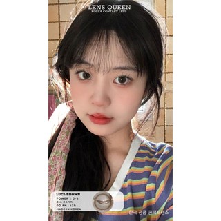 Kính áp tròng Queen Vision Cận 2 Độ Brown Choco