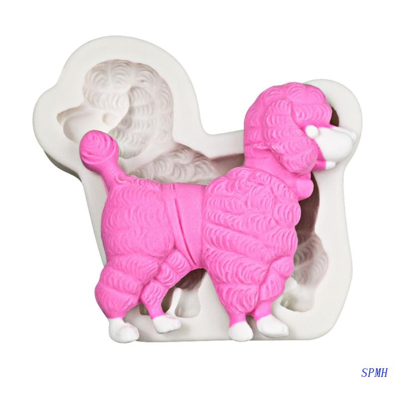 Khuôn Silicone Làm Bánh Tạo Hình Chú Cún 3D Độc Đáo Tiện Dụng