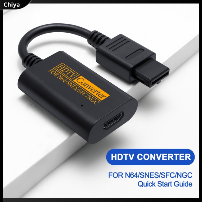 Đầu Chuyển Đổi Âm Thanh / Video Hd 1080 Cho Nintendo Snes Ngc N64 Sang Hdmi