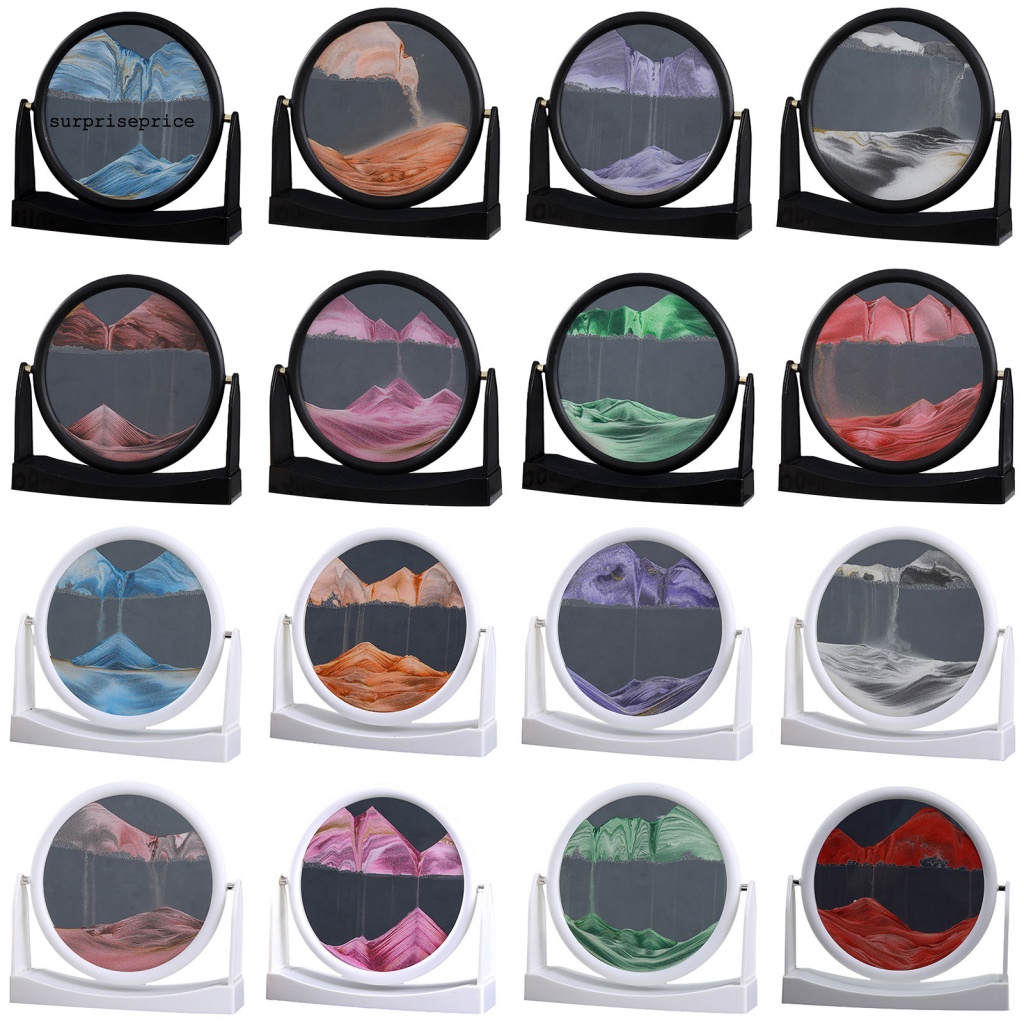 Spa Tranh Cát Thủy Tinh Trong Suốt Nhiều Lớp Tinh Xảo Giảm Căng Thẳng Trang Trí Phong Cảnh Gia Đình