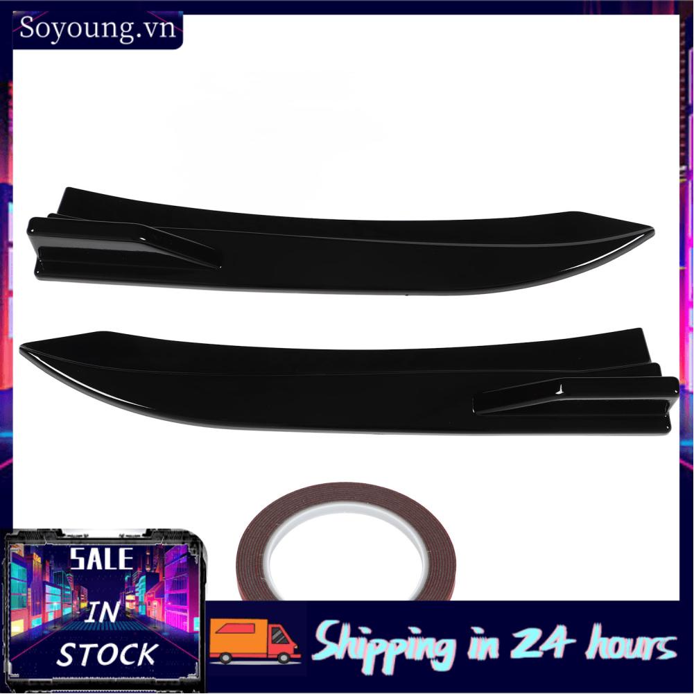 Soyoung Rear Bumper Diffuser  Car Side Scratch Resistant Canard Protector Anti Deformation High Strength for
