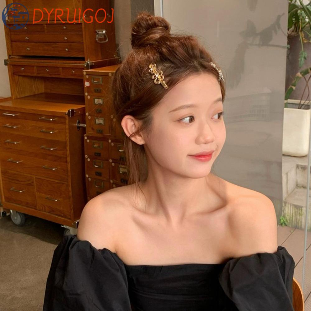 Kẹp Tóc BB Hình Hoa Phong Cách Pháp Ngọt Ngào Cho Nữ