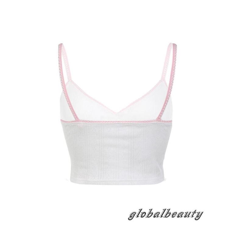 Áo Hai Dây Cổ Chữ V Mỏng Họa Tiết Hoa Thời Trang Mùa Hè Cho Nữ